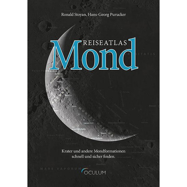 Oculum Verlag Podróżny Atlas Księżyca, ( Buch Reiseatlas Mond)