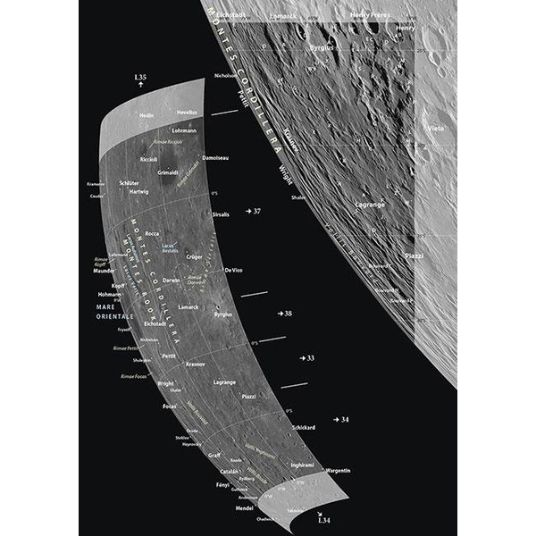 Oculum Verlag Podróżny Atlas Księżyca, ( Buch Reiseatlas Mond)