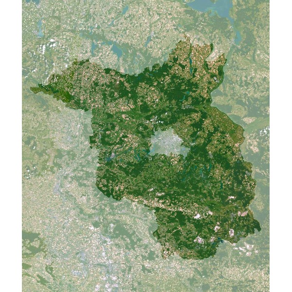 Planet Observer Mapa regionalna - Brandenburgia