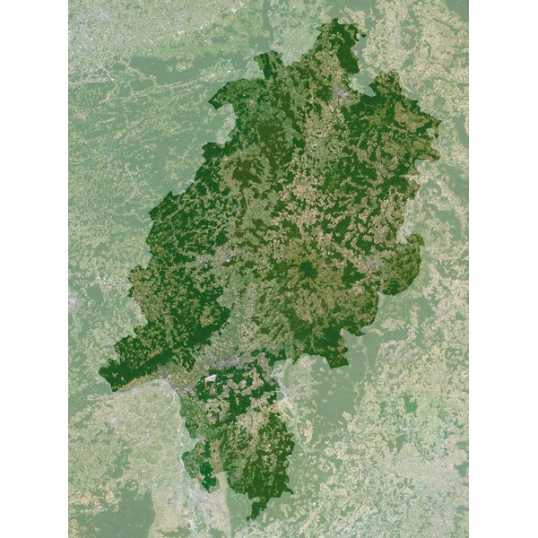 Planet Observer Mapa regionalna - Hesja