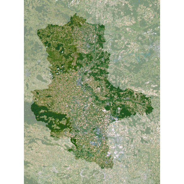 Planet Observer Mapa regionalna - Saksonia-Anhalt