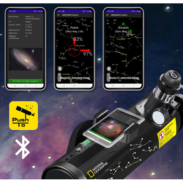 National Geographic Teleskop N 76/350 AZ PushTo