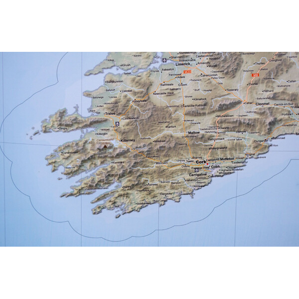 GeoMetro Mapa United Kingdom (100 x 140 cm)