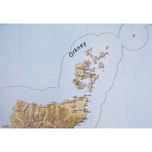 GeoMetro Mapa United Kingdom (100 x 140 cm)