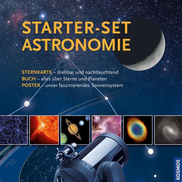 Kosmos Verlag Mapa gwiazd Starter-Set Astronomie