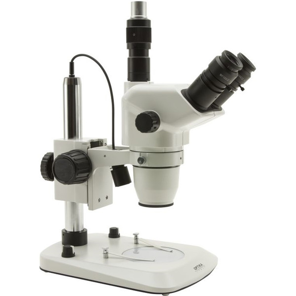 Optika Mikroskop stereoskopowy SZN-4, trinokular, zoom, 7x-45x, LED