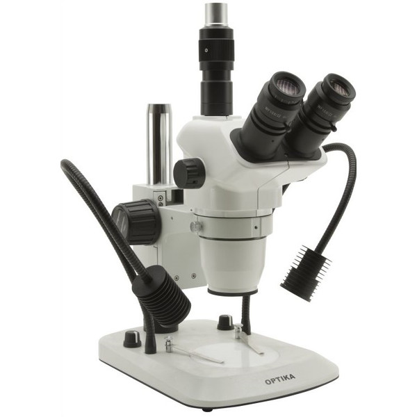 Optika Mikroskop stereoskopowy SZN-6, trinokular, zoom, 7x-45x, LED