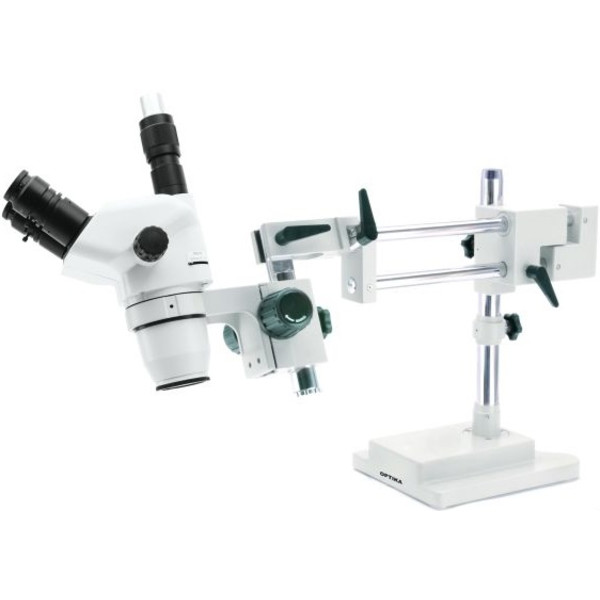 Optika Mikroskop stereoskopowy zoom SZN-10, trinokular, 7x-45x, na wysięgniku