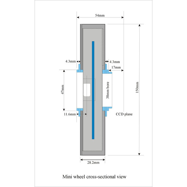 Starlight Xpress Koło filtrowe Mini USB z guiderem Off-Axis, 1,25"