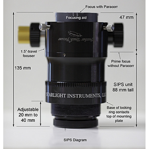 Starlight Instruments Wyciąg okularowy Korektor komy SIPS Paracorr System