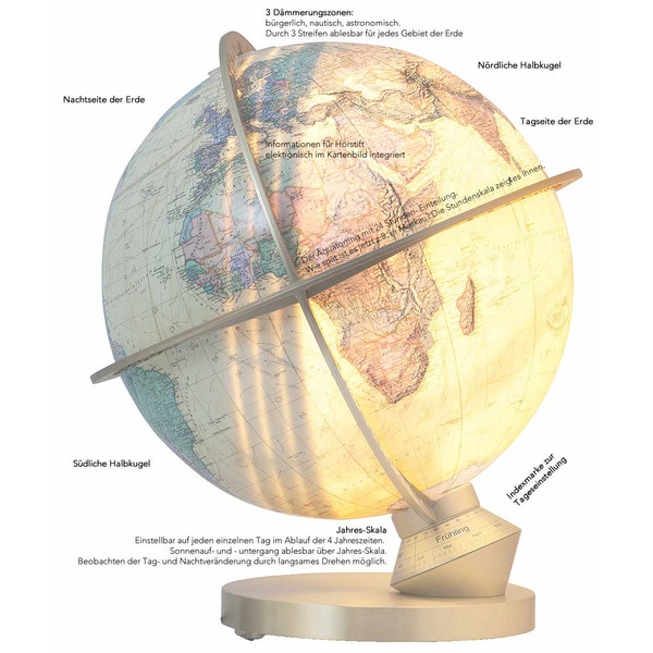 Columbus Globus Planeta Ziemia Royal 34cm