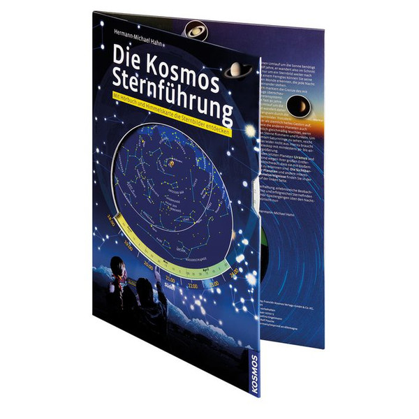 Kosmos Verlag Die Kosmos Sternführung (Przewodnik po gwiazdach, wyd. Kosmos), mapa nieba z audio-CD