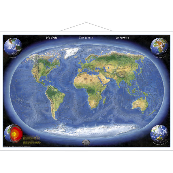 Stiefel Mapa świata Ziemia - panorama