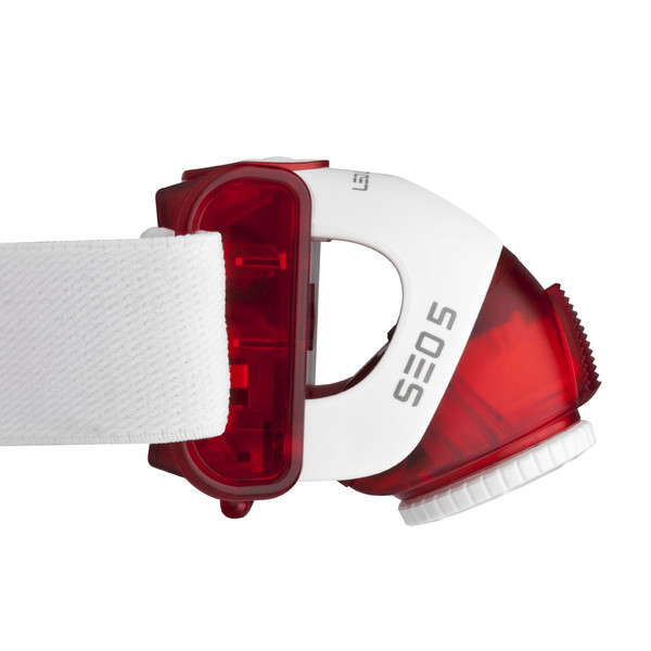 LED LENSER Latarka czołowa SEO5, czerwona