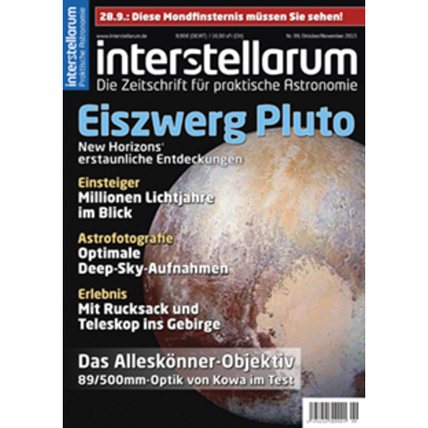 Oculum Verlag Książka Jahresabo interstellarum