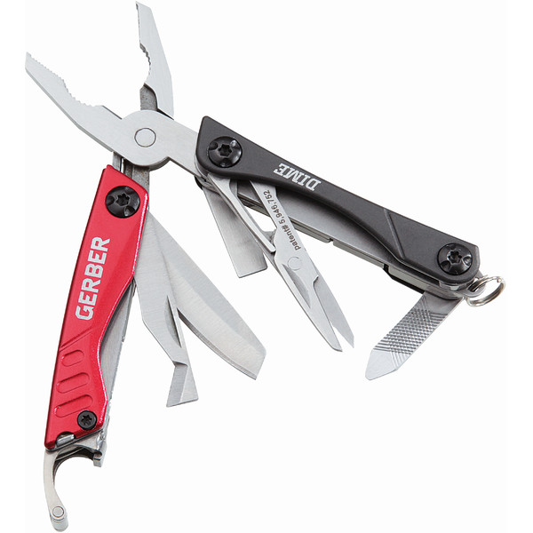 Gerber Mini Multitool DIME, szaro-czerwony