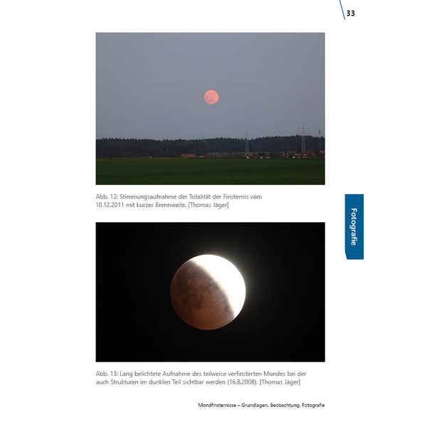 Astronomie-Verlag Mondfinsternisse - Grundlagen, Beobachtung, Fotografie (Zaćmienia Księżyca - podstawy, obserwacje, fotografowanie)