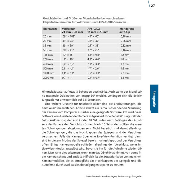 Astronomie-Verlag Mondfinsternisse - Grundlagen, Beobachtung, Fotografie (Zaćmienia Księżyca - podstawy, obserwacje, fotografowanie)