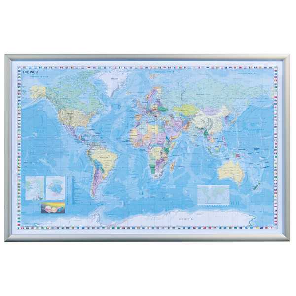 Stiefel Mapa świata podświetlana LED