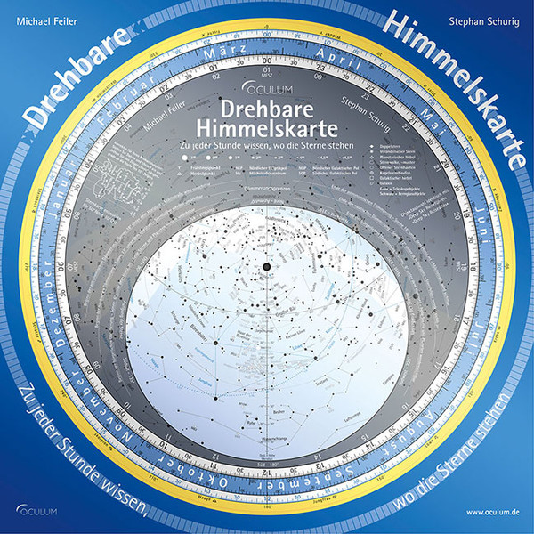 Oculum Verlag Obrotowa mapa nieba