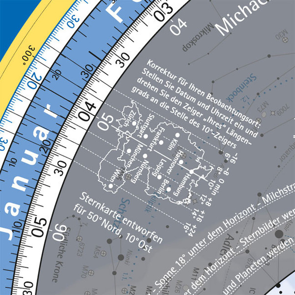 Oculum Verlag Obrotowa mapa nieba