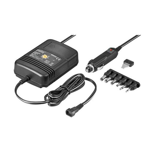TS Optics Kabel Zasilacz z zestawem adapterów koncentrycznych z wtyczką do gniazda zapalniczki