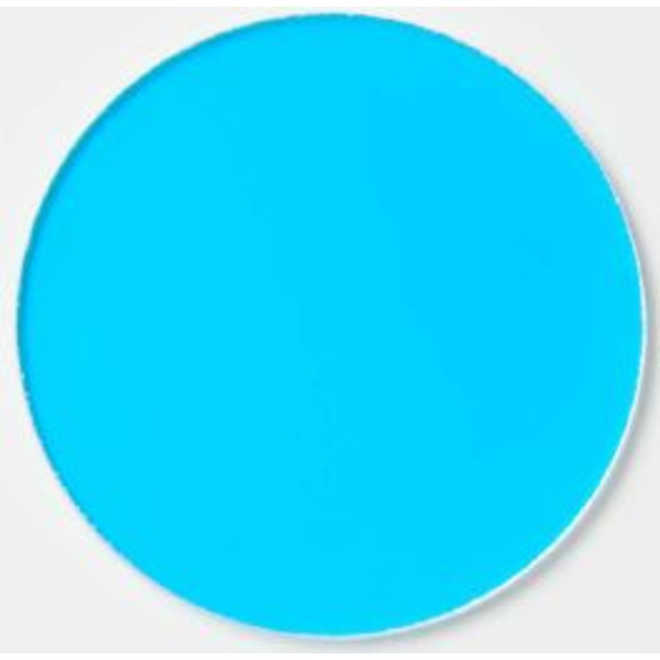 SCHOTT Filtr fluorescencyjny wzbudzający, wkładka filtrowa, śr. 28 mm, niebieski (485 nm)