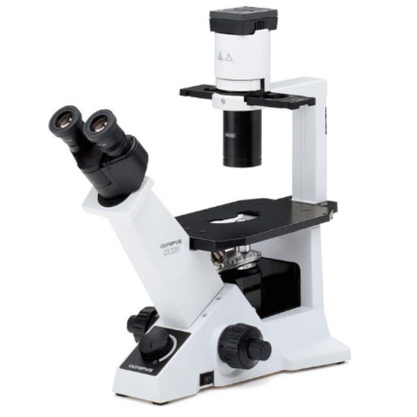Evident Olympus Mikroskop odwrócony CKX31 pole jasne, Hal, bino, 40x, 100x, 200x, 400x