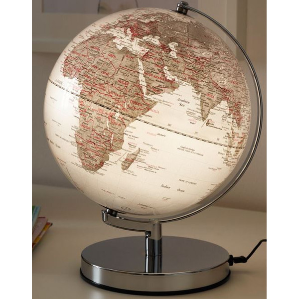 emform Globus Terra Silver Light 25cm