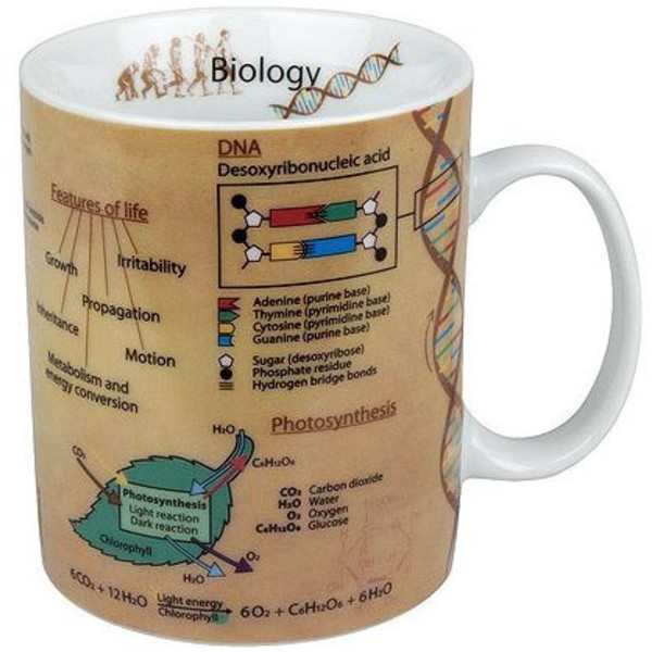 Könitz Filiżanka Mugs of Knowledge Biology