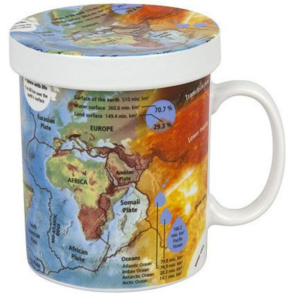 Könitz Filiżanka Mugs of Knowledge for Tea Drinkers Geography