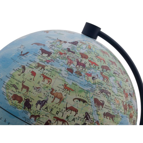 Stellanova Globusy dla dzieci Kinder-Leuchtglobus mit Tierlexikon 882818