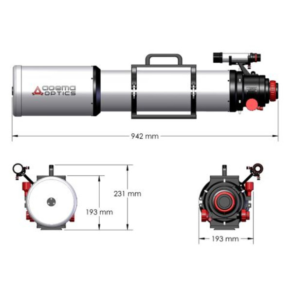 Agema Optics Refraktor apochromatyczny  AP 130/1040 SD 130 F8 OTA