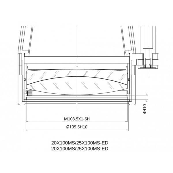 APM Lornetka MS 25x100