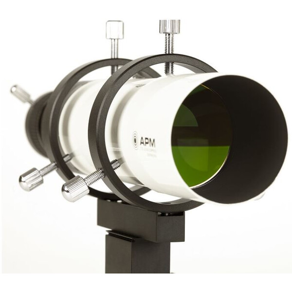 APM Szukacz optyczny 50 mm prosty z podświetlanym okularem z krzyżem nitek