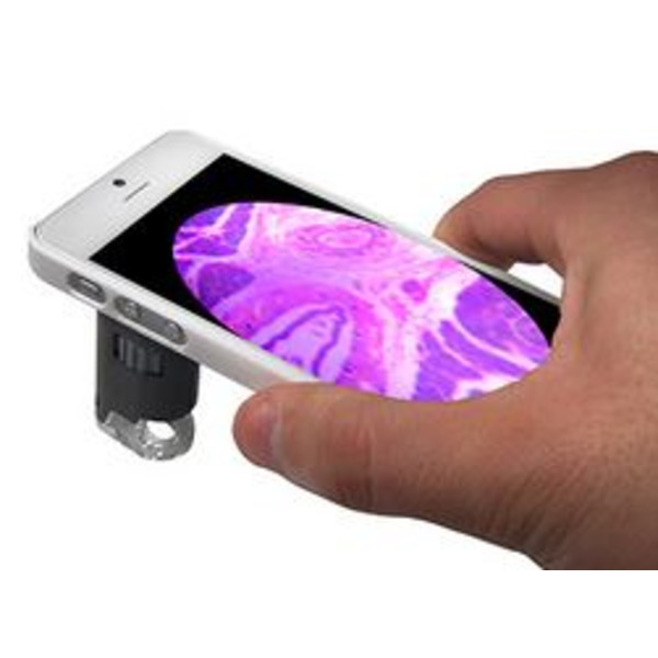 Carson MM-255, mikroskop do smartfona, adapter iPhone 5