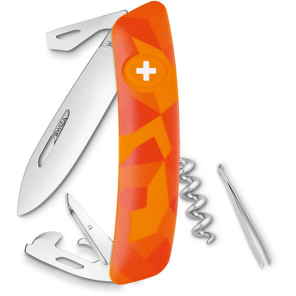 SWIZA Noże Szwajcarski scyzoryk kieszonkowy C03 LUCEO miejski maskujący pomarańczowy