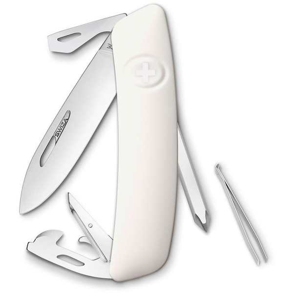 SWIZA Noże Szwajcarski scyzoryk kieszonkowy D04 biały