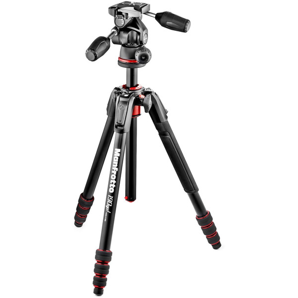 Manfrotto Statyw aluminiowy MK190GOA4TB-3W z głowicą uchylną 3D