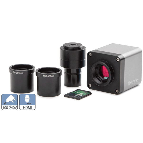 Euromex Aparat fotograficzny HD-Mini, VC.3020, color, CMOS, 1/3", 1.2 MP, HDMI
