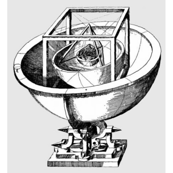 AstroMedia Szklana Tajemnica Kosmograficzna Keplera (Mysterium Cosmographicum)