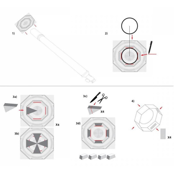 Explore Scientific Filtry słoneczne Filtr słoneczny Sun Catcher do SC 229-254 mm (9"-10")