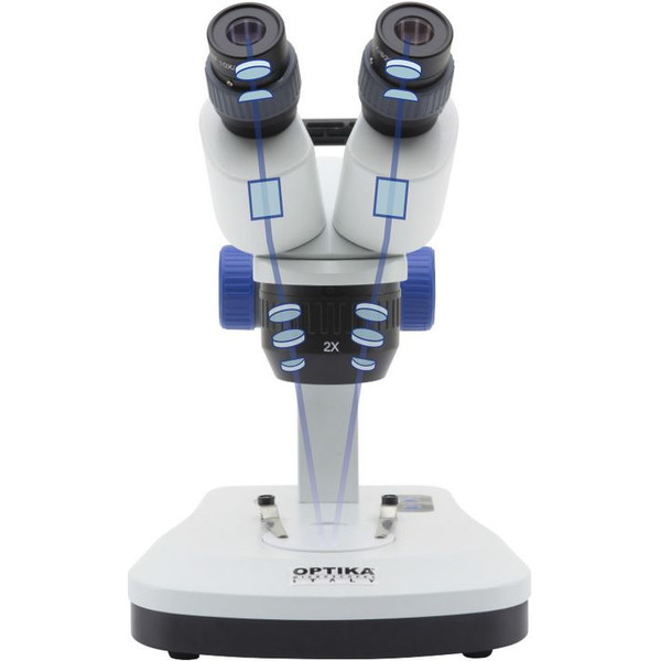 Optika Stereomikroskopem SFX-33, bino, 20x, 40x, ramię stałe
