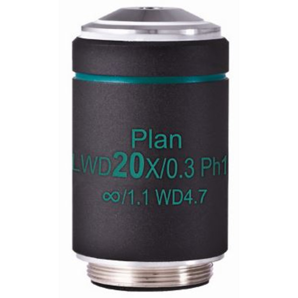 Motic Obiektyw WD PL Ph CCIS, plan, achro, faza, 20x/0.3 w.d. 4.7mm, Ph1 (AE2000)