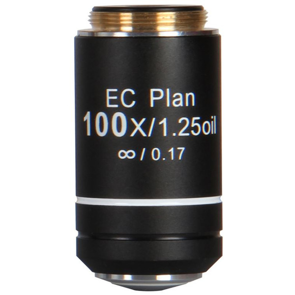 Motic Obiektyw EC PL, CCIS, plan, achro, 100x/1.2, S, Oil w.d. 0.15mm