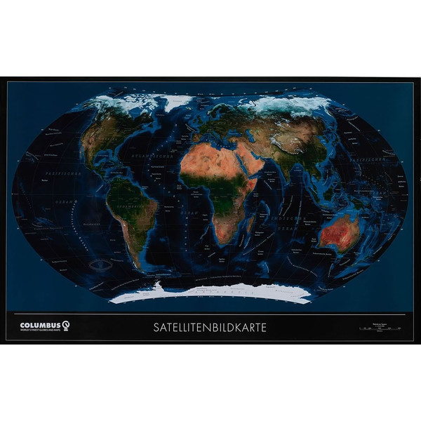 Columbus Mapa świata Satellit zgodna z OID (średnia)