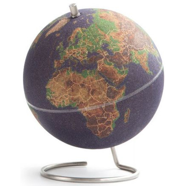 suck UK Mini-Globus Coloured Cork globe 15cm for pinning