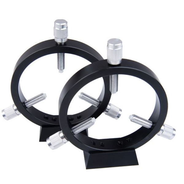 ASToptics Obejmy dla szukaczy CNC Guidescope Rings 102mm w/Raiser blocks