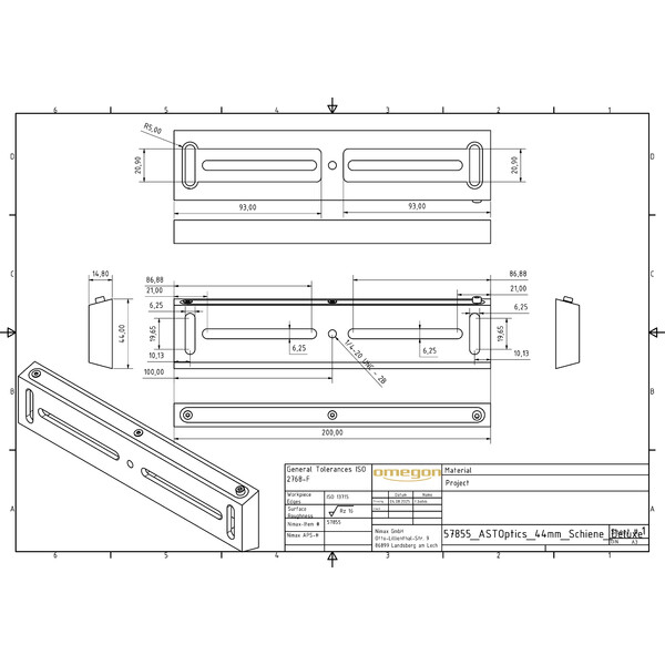 ASToptics UDOSKONALONA PŁYTA STYL VIXEN 200MM