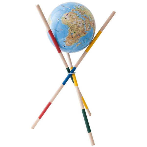 Columbus Globusy dla dzieci Mikado ze sztyftem odkrywcy 34 cm